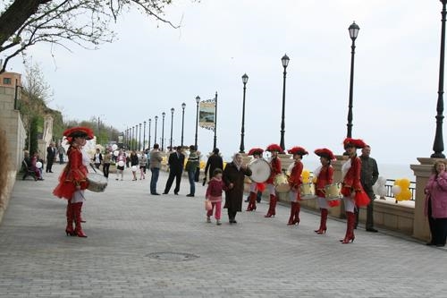 Opening of beach promenade at the 16th station of big fountain